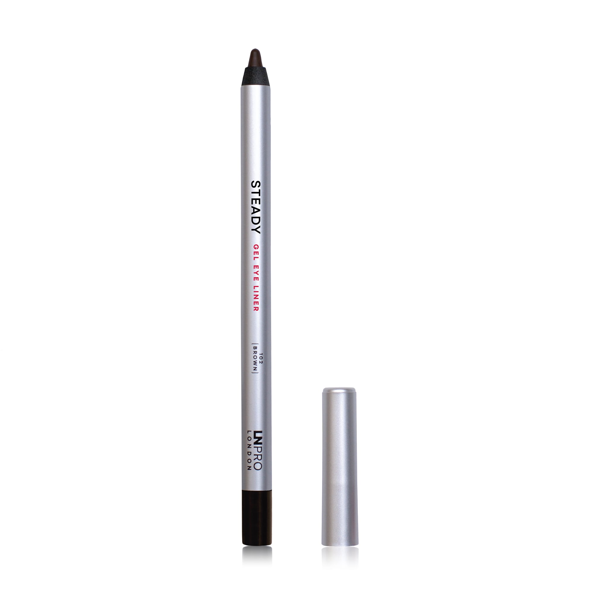 Гелевий олівець для очей LN Pro Steady Gel Eyeliner 102 Brown, 3.6 г